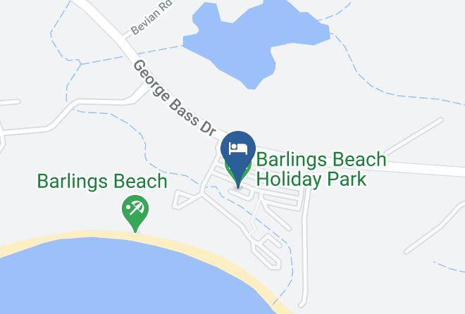 Barlings Beach Holiday Park Map