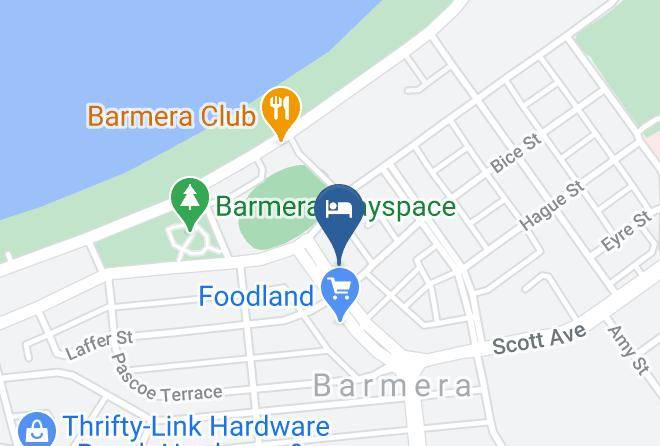 Barmera Hotel Motel Map