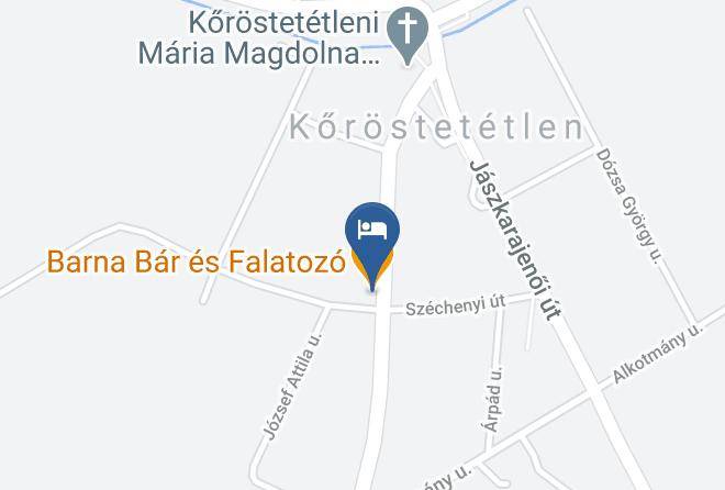 Korostetetlen - Barna Bar Motel&wellness Maps