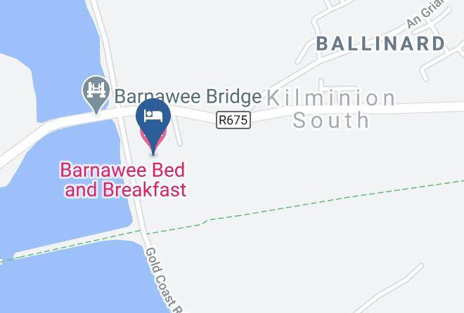 Dungarvan - Barnawee Bed And Breakfast Maps