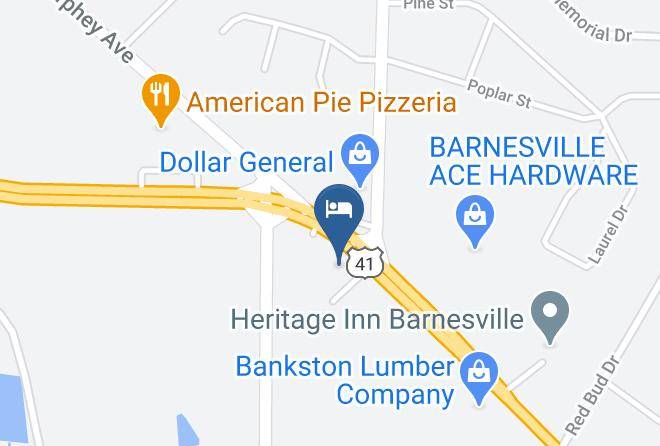 Lamar - Barnesville Motel Maps
