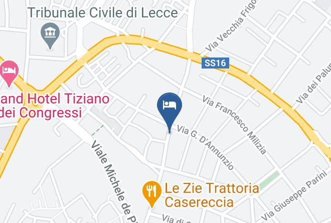 Lecce - Barocco Suite B&b Lecce Maps