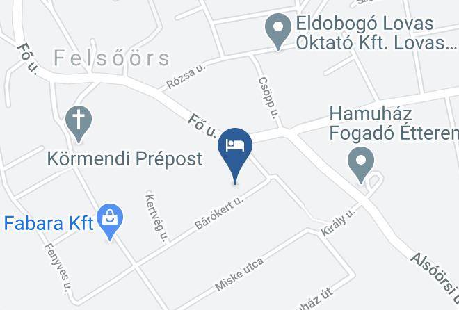 Felsoors - Barokerti Vendeghaz Maps