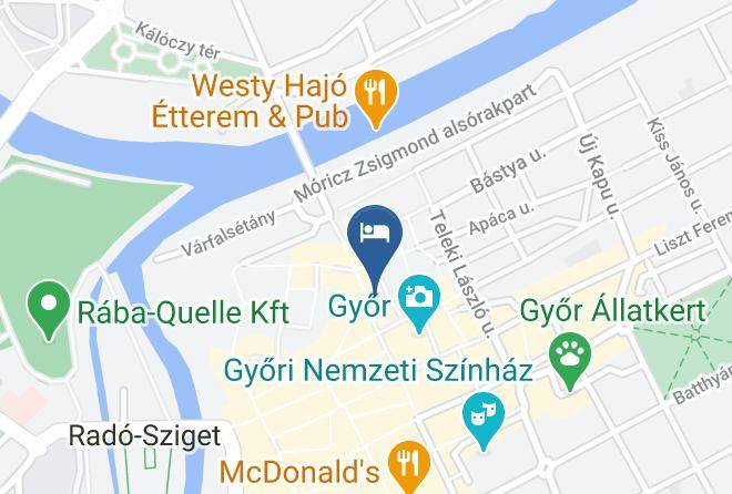 Gyor - Barokk Hotel Promenad Gyor Maps