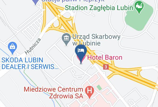 Baron Hotel Restauracja Wesela Imprezy Okolicznosciowe Lubin Map