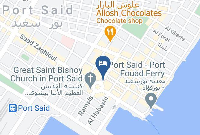 Port Said - Baron Palace Hotel Maps