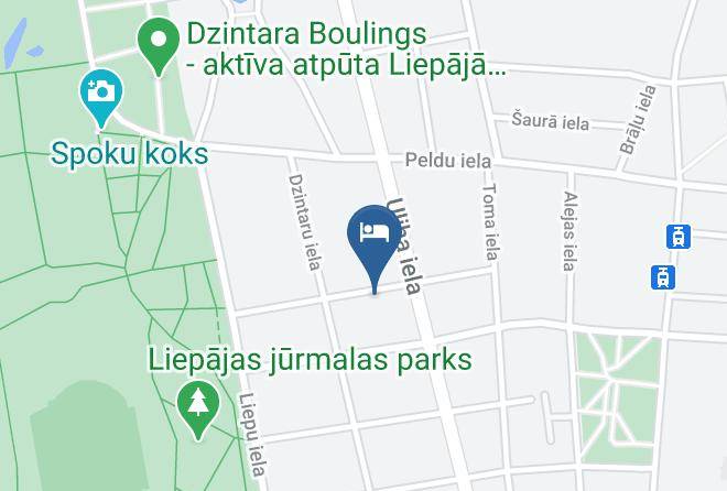 Barona Apartamenti Map - Liepaja