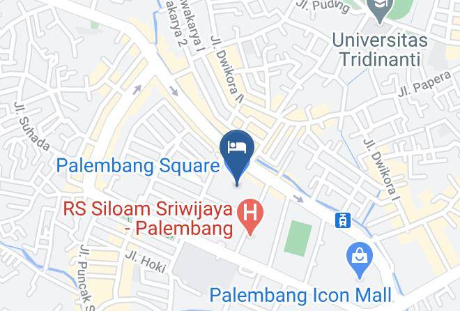 Palembang - Barong Hotel Maps