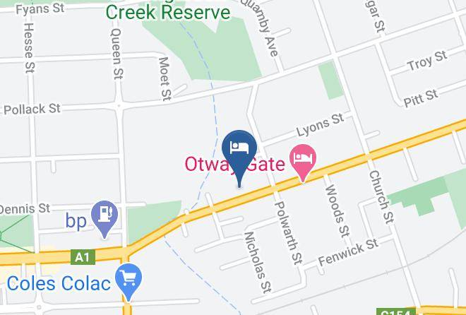 Colac Otway - Baronga Motor Inn Maps