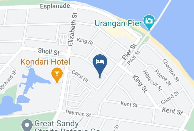 Fraser Coast - Barooga On Pier Bed And Breakfast Maps