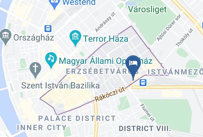 Baross City Hotel Map