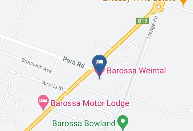 Barossa - Barossa Weintal Hotel Maps