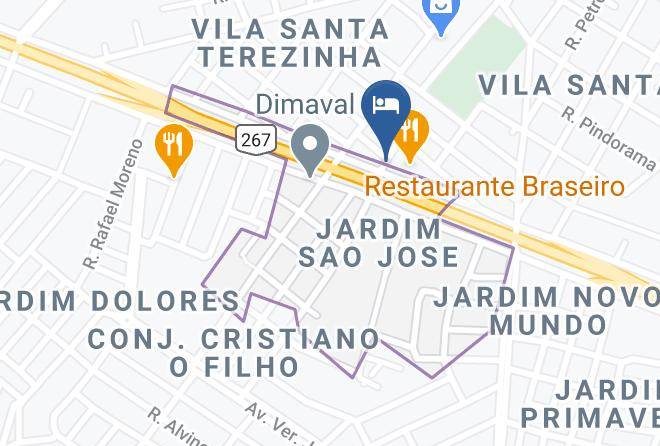 Vargem Grande Do Sul - Barra Hotel Maps