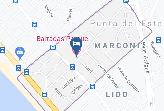 Punta Del Este - Barradas Parque Hotel Maps