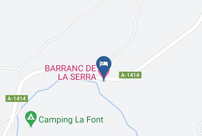Teruel - Barranc De La Serra Maps