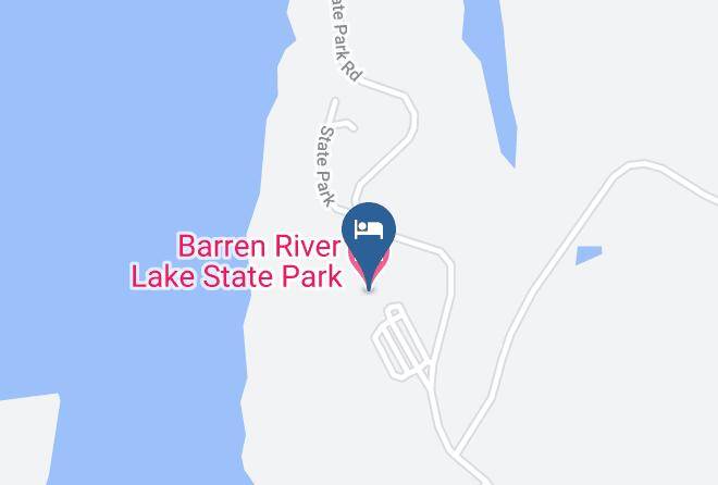 Barren River Lake State Park Map
