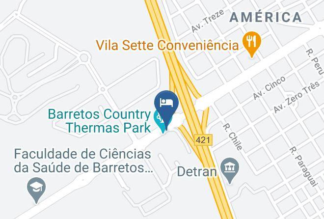 Barretos - Barretos Country Thermas Resort Maps