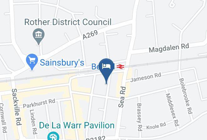 East Sussex - Barrington Bed And Breakfast Maps