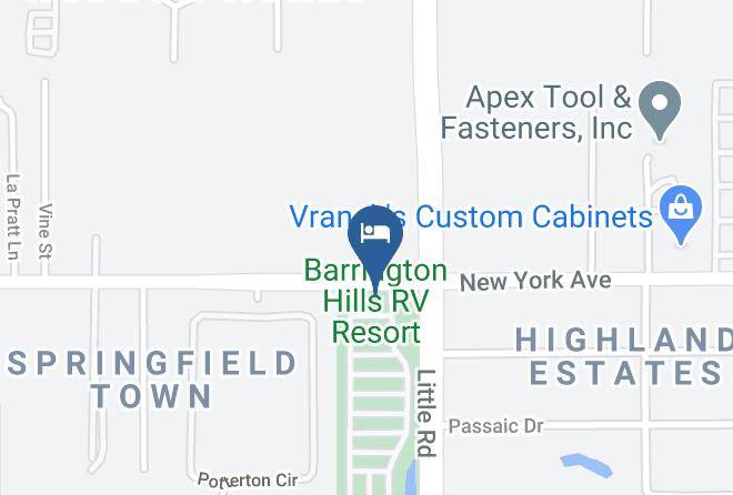 Pasco - Barrington Hills Rv Resort Maps
