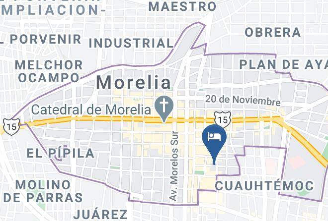 Morelia - Barrio Antiguo De Capuchinas Maps