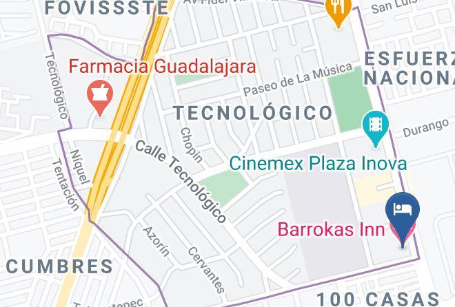 Piedras Negras - Barrokas Inn Hotel Maps