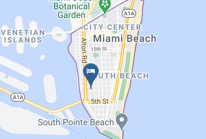 Miami Dade - Bars B&b South Beach Hotel Maps