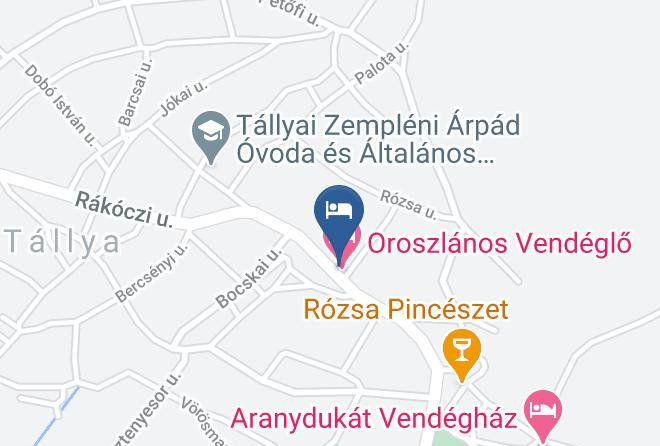 Tallya - Bartfay Udvarhaz Maps