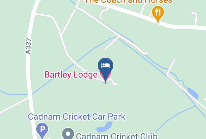 Bartley Lodge Hotel Map