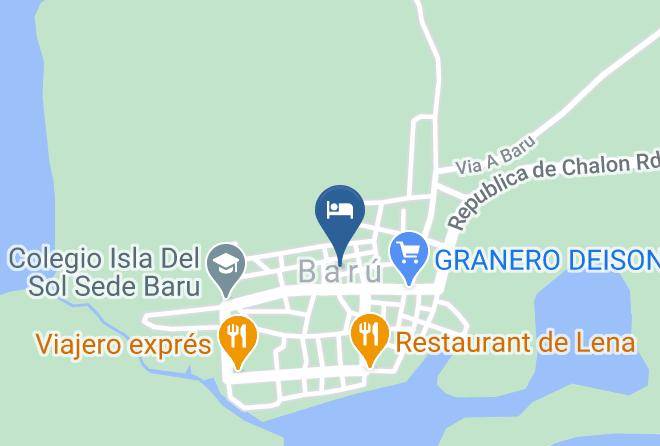 Cartagena De Indias - Baru Playa Blanca Maps