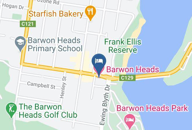 Greater Geelong - Barwon Heads Hotel Maps