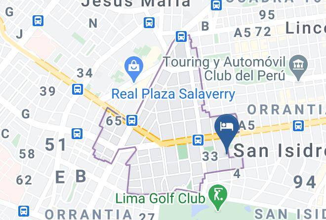 San Isidro - Basadre Suites Boutique Hotel Maps