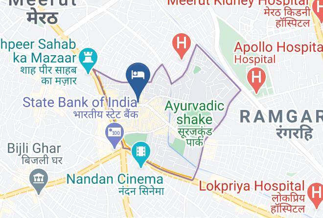 Meerut - Basant Hotel Maps