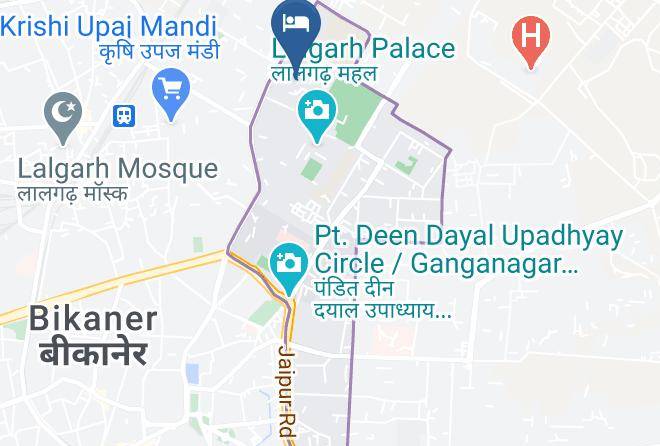 Bikaner - Hotel Basant Vihar Palace Maps