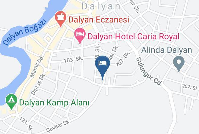 Ortaca - Basar Otel Maps