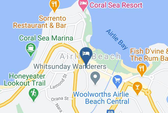 Whitsunday - Base Backpackers Airlie Beach Maps