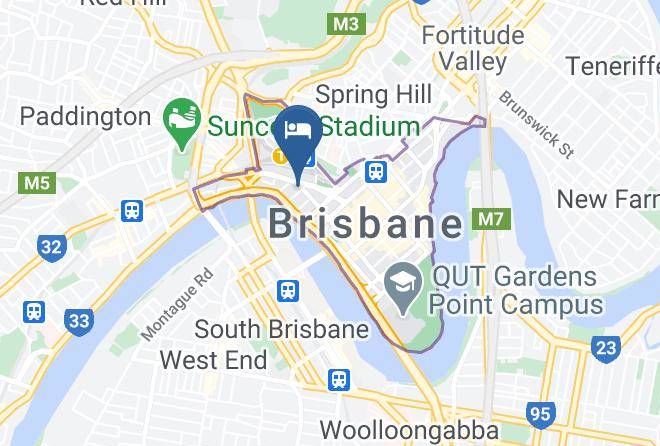 Brisbane - Base Backpackers Brisbane Uptown Maps