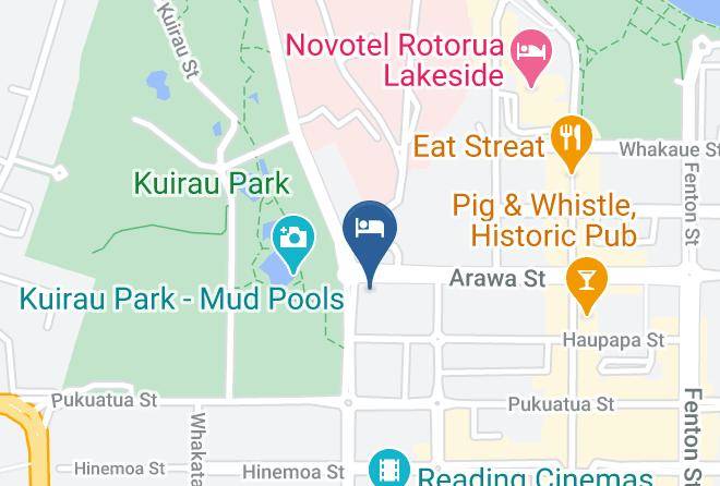 Rotorua - Base Backpackers Rotorua Maps