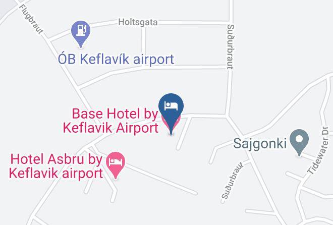 Reykjanesbaer - Base Hotel By Keflavik Airport Maps