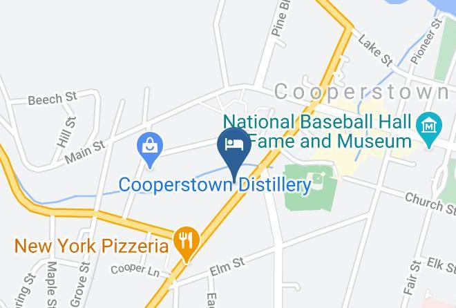 Otsego - Baseball Bed And Breakfast Maps
