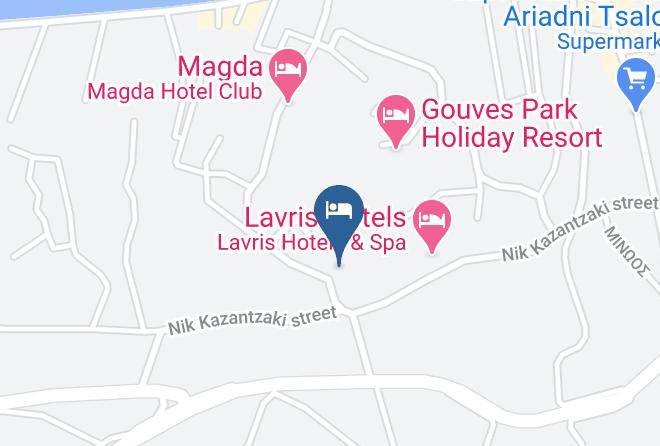 Iraklion - Basilico Hotel Maps