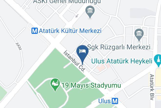 Altindag - Bugday Hotel Maps