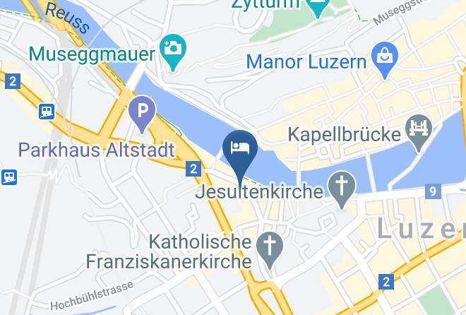 Lucerne - Baslertor Summer Pool Hotel Maps