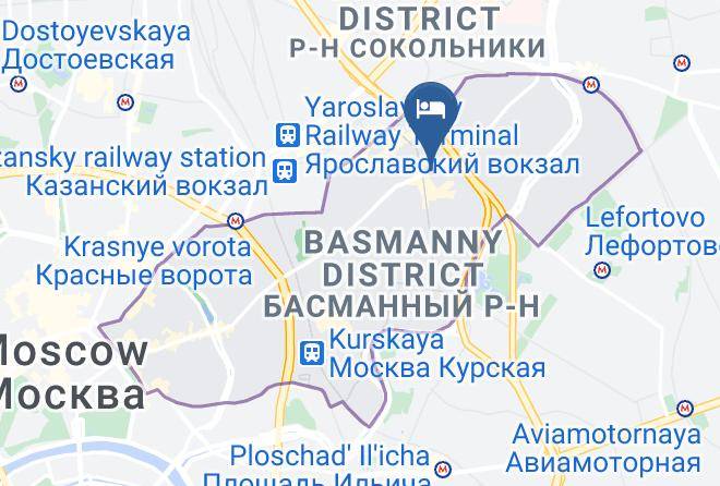 Moscow - Basmanka Convent Hotel Maps