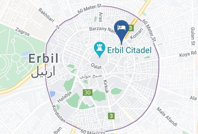 Erbil - Basmat Alsafeer Hotel Maps