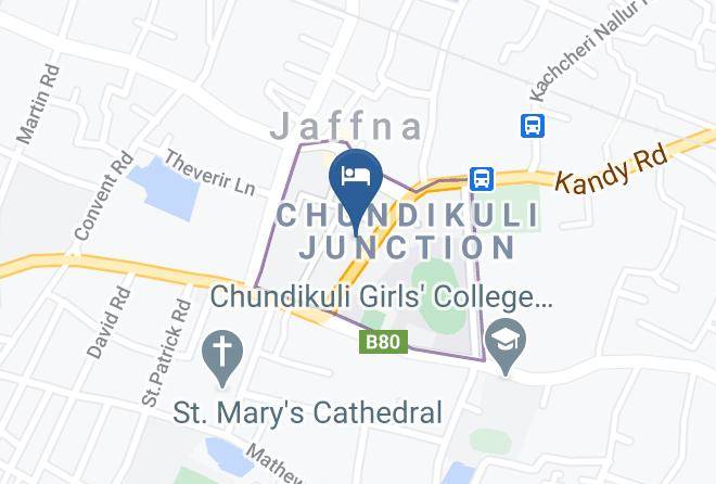 Jaffna - Bastian Hotel Maps