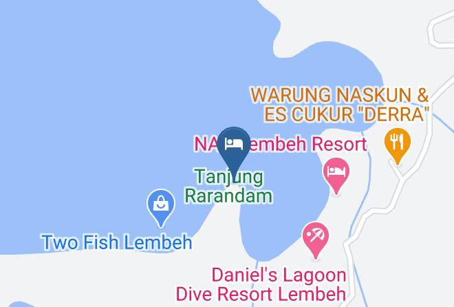 Bastianos Lembeh Dive Resort Map