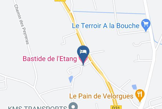 Vaucluse - Bastide De L'etang Maps