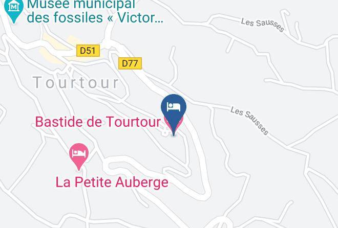 Var - Bastide De Tourtour Maps