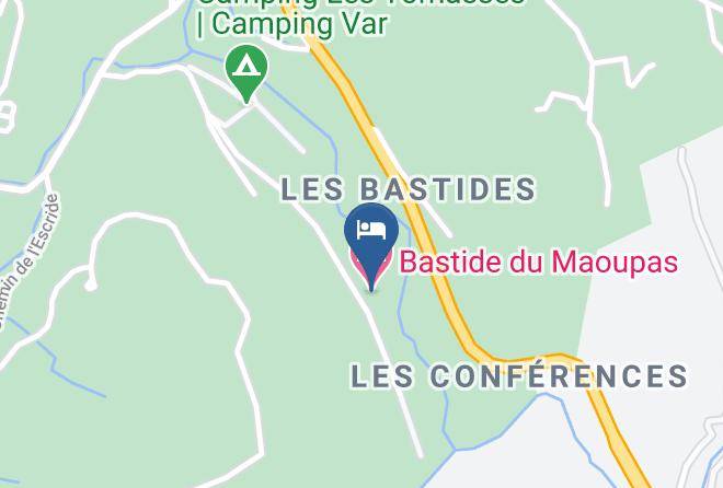 Var - Bastide Du Maoupas Maps