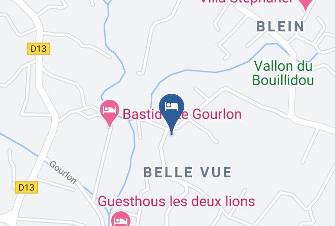 Var - Bastide Du Murier Cotignac Maps